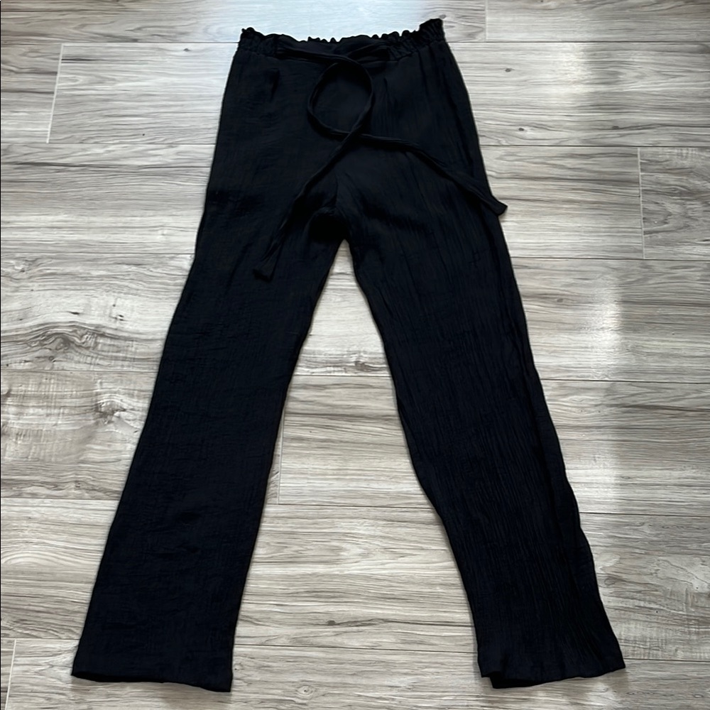 by & by Black Straight Leg Casual Pants
